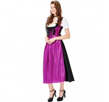 Renaissance Cosplay Maid Costume Halloween Masquerade Party Sexy Dress