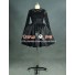 Victorian Lolita Steampunk Black Gothic Lolita Dress