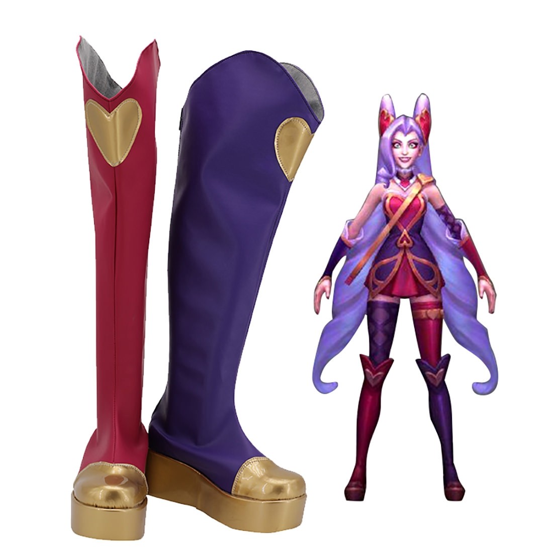 Cosplay Stiefel Schuhe for League of Legends Jinx 1