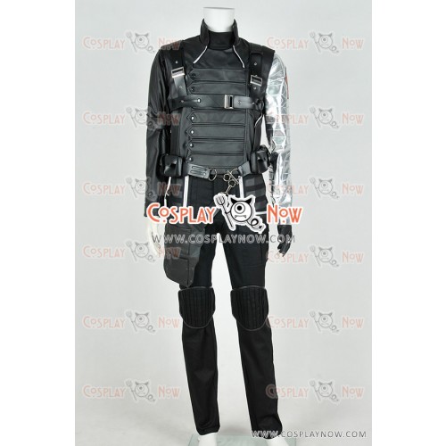 Captain America 2 The Winter Soldier Cosplay Bucky Barnes Costume