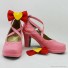 Aikatsu! Ichigo Hoshimiya Pink Cosplay Shoes