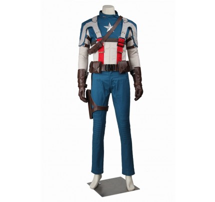 Captain America The First Avenger Cosplay Steve Rogers Uniform