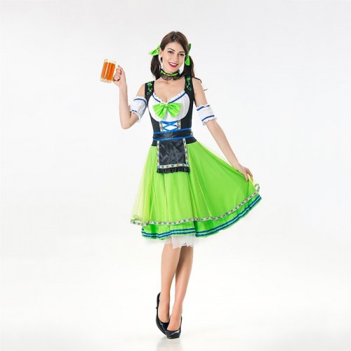 German Bavaria Festival Cosplay Costume Traditional Maid Dress Party