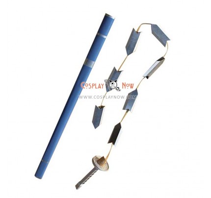 Samurai Warriors BASARA Takenaka Shigeharu Whip and Sword PVC Cosplay Props