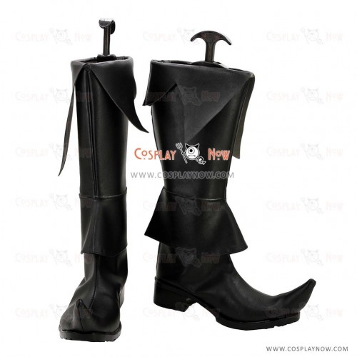 Magi: The Labyrinth of Magic Cosplay Shoes Hakuryuu Ren Black Boots