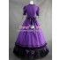Renaissance Gothic Cotton Purple Lolita Dress Ball Gown