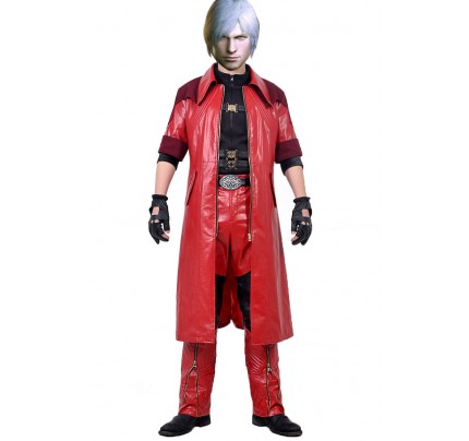 Dante Costume For Devil May Cry 4 Cosplay Uniform New Version