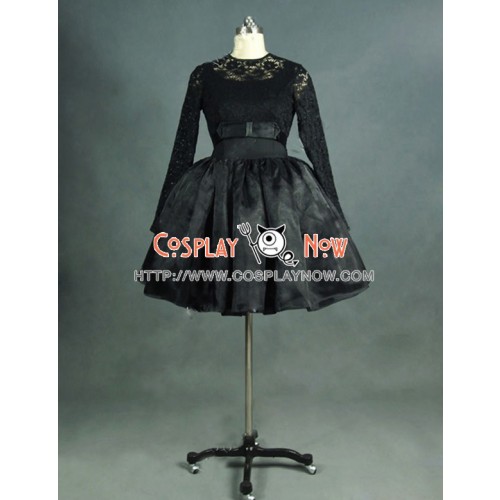 Victorian Lolita Steampunk Black Gothic Lolita Dress