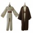 Star Wars Jedi Knight Cosplay Costume Brown Uniform