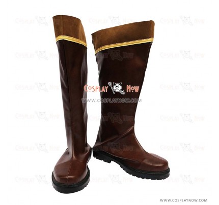 Saiunkoku Monogatari Cosplay Shoes Shi Ryuuki Brown Boots