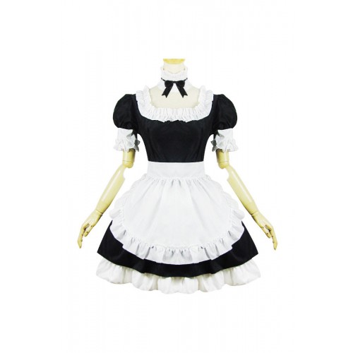 Fate Stay Night Cosplay Saber Maid Dress Costume