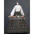 Dickens Country Plaid Tartan Victorian Gothic Ball Gown Period Lolita Dress Costume