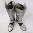 Fate Stay Night Fate Zero Saber Cosplay Shoes Altria Pendragon King Arthur Silver Boots