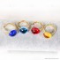 One Piece Sir Crocodile Rings Cosplay Props 4 a Set