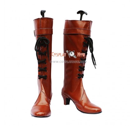 11eyes: Tsumi to Batsu to Aganai no Shojo Brown Female Cosplay Boots