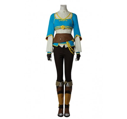 The Legend of Zelda Breath of the Wild Cosplay Princess Zelda Costume 
