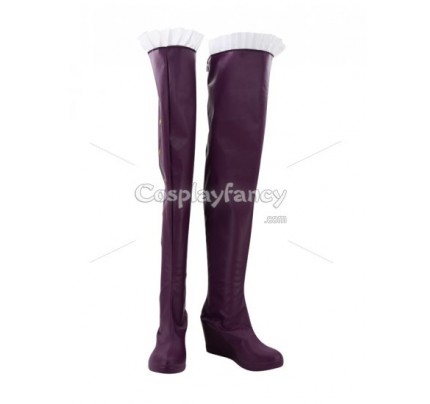 League of Legends Cosplay Ashe Purple Cosplay Boots