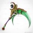 World of Warcraft Scythe of Elune Lunarcall Green Cosplay Props for Halloween