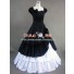 Southern Belle Cotton Evening Gown Black Lolita Dress