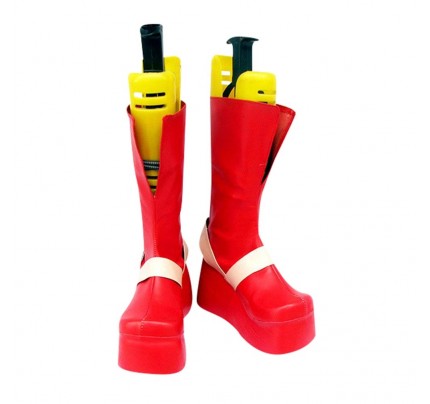 Gurren Lagann Cosplay Shoes Viral Red Boots