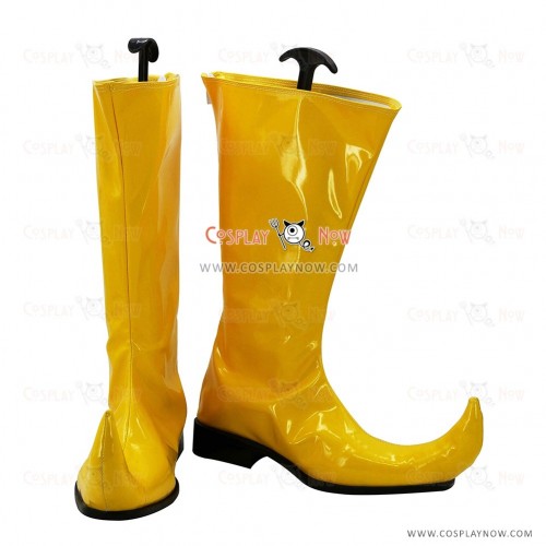 Digimon Adventures Cosplay Shoes Piemon Yellow Boots