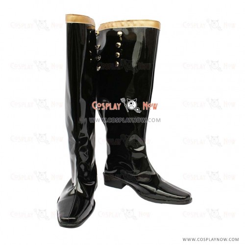 Castlevania Cosplay Shoes Earl Black Boots