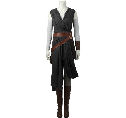 Star Wars The Force Awakens Rey Cosplay Costume 