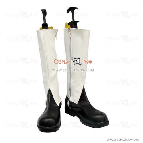 Black Butler Cosplay Shoes Ciel White Boots