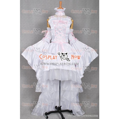 Chobits Cosplay Chi White Dress Costume