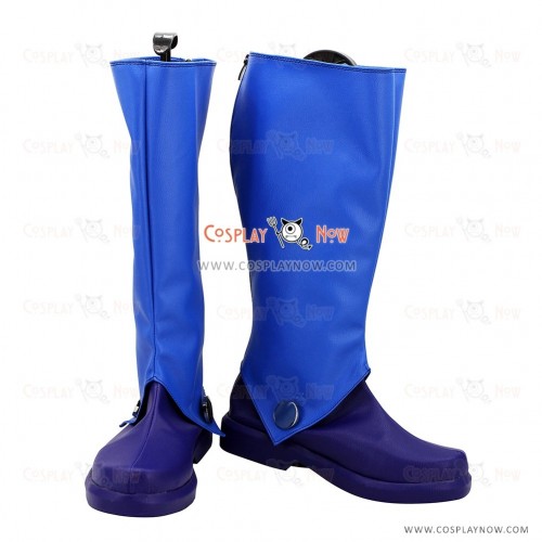 Tales of Destiny Cosplay Shoes Leon Magnus Magnus Blue Boots