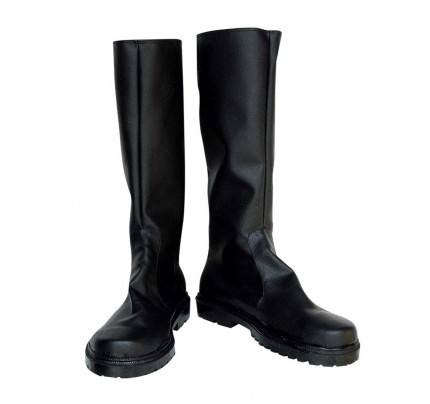 D.Gray-man Cosplay Shoes Bak Chan Black Boots