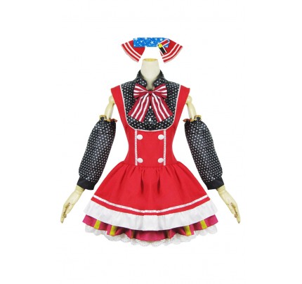 Love Live LoveLive Maki Nishikino Cosplay Costume Maid Dress