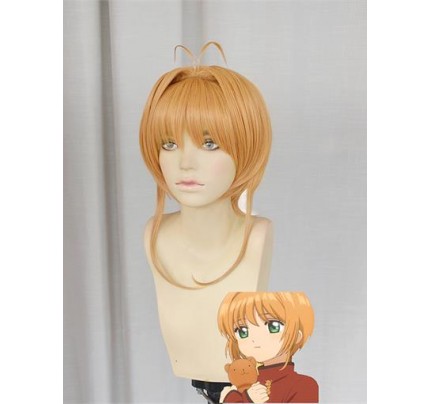 Card Captor KINOMOTO SAKURA Wig Cosplay Props