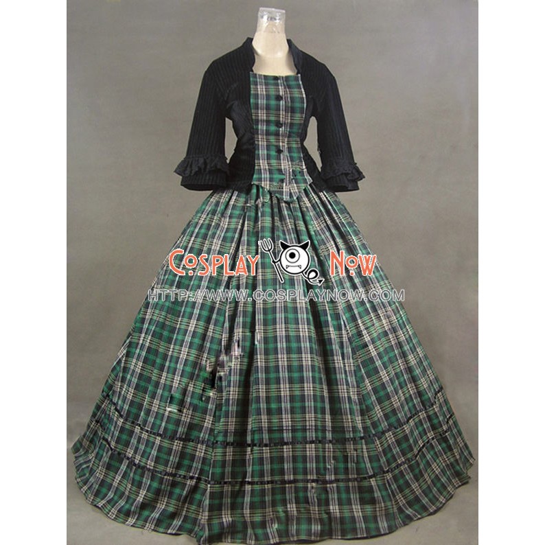 tartan ball gown