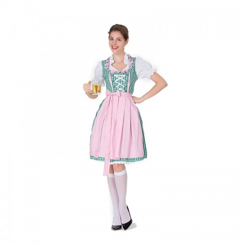 German Oktoberfest Cosplay Costume Festival Stage Maid Dress Halloween