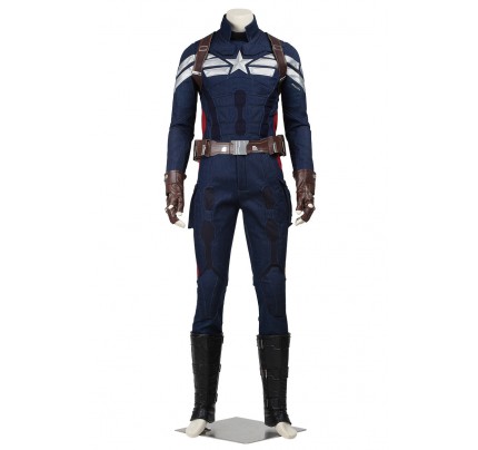 Captain America The Winter Soldier Cosplay Steve Rogers Costume