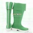 Cute High Earth Defense Club LOVE! Cosplay Shoes Atsushi Kinugawa Green Boots