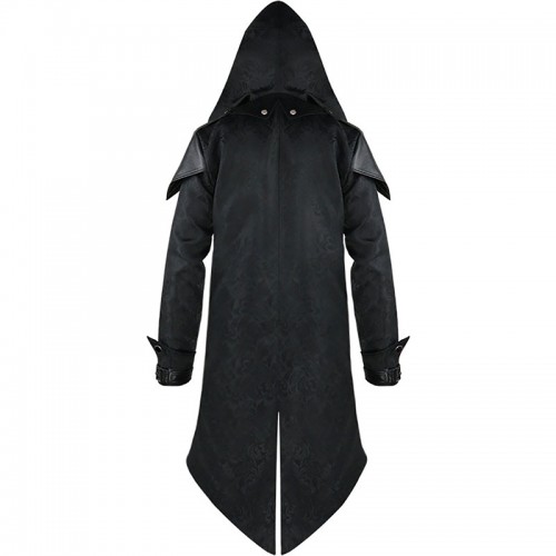 Gothic Historical Middle Ages Vintage Color Collision Cosplay Costume Coat