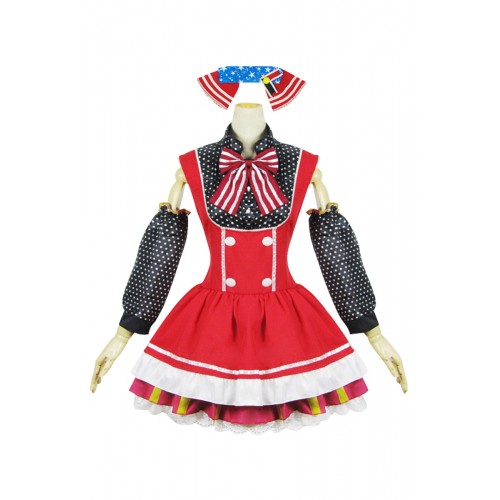 Love Live LoveLive Maki Nishikino Cosplay Costume Maid Dress