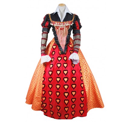 Alice In Wonderland Cosplay Queen Of Hearts Costume