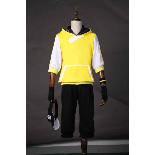 Pokemon Go Male Trainer Team Instinct Mystic Valor Yellow Cosplay Costume