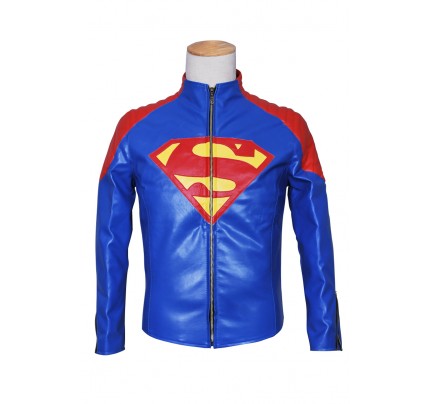 Smallville Clark Kent Cosplay Costume Blue Jacket 