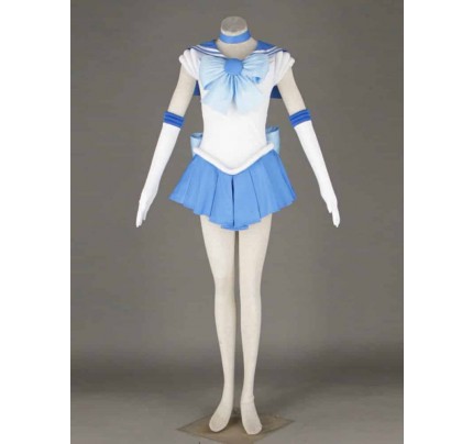Sailor Moon Sailor Mercury Amy Anderson Cosplay Costume