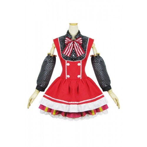 Love Live Cosplay Maki Nishikino Maid Dress Costume