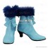 KARNEVAL Cosplay Shoes Kiichi Light Blue Boots