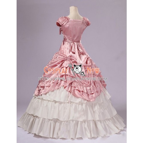 Victorian Lolita Southern Civil War Reenactment Gothic Lolita Dress Pink