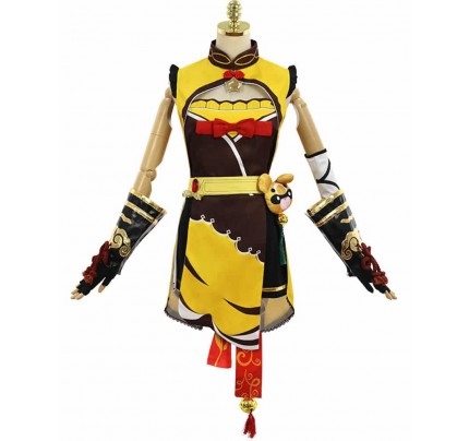 Genshin Impact Xiangling Cosplay Costume