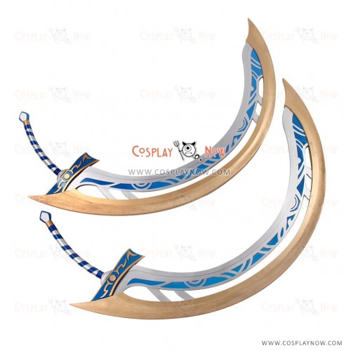 Ys Ⅷ Lacrimosa of Dana Dana Double Swords Cosplay Prop