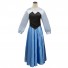 The Little Mermaid Cosplay Princess Ariel Costume Blue Dress