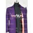 Batman Cosplay The Joker Costume Purple Trench Coat